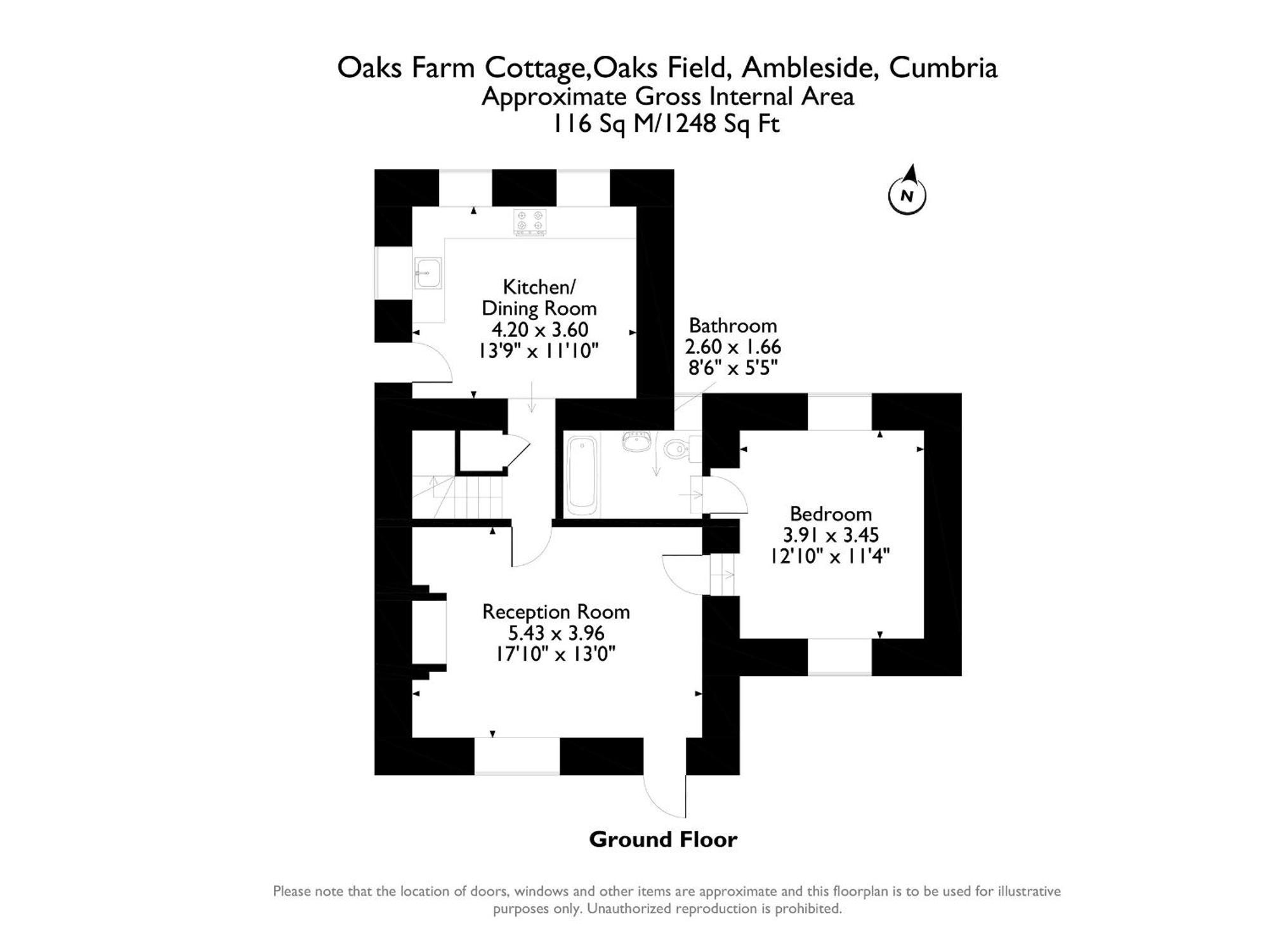1 Oaks Farm Cottages Ембълсайд Екстериор снимка